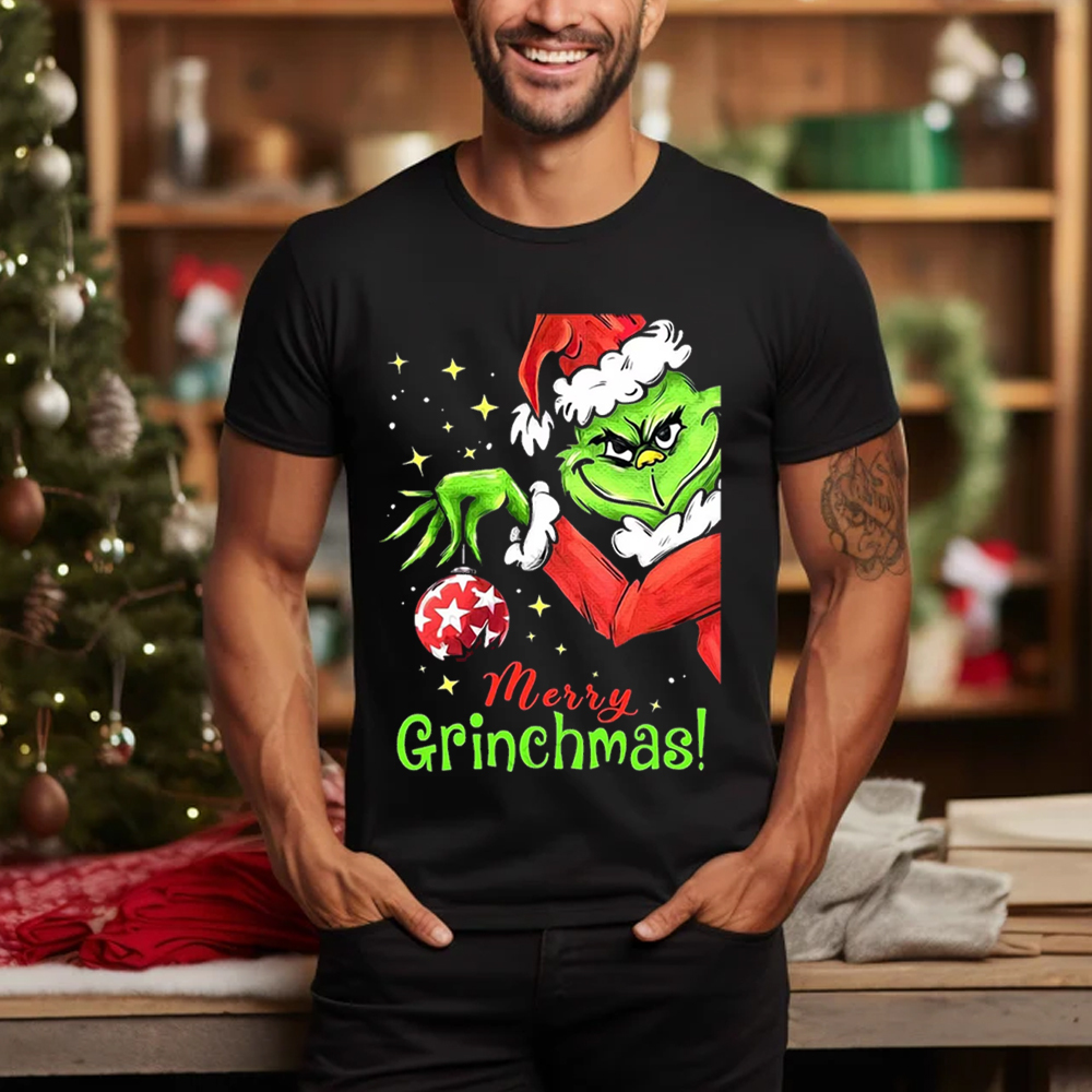 Grinch Christmas Movie Shirt, The Grinch Tee, Merry Grinchmas Shirt